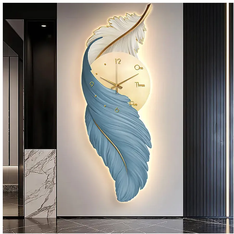 Luminous Led Light Painting With Clock Home Décor — wholesale Home & Décor by the case