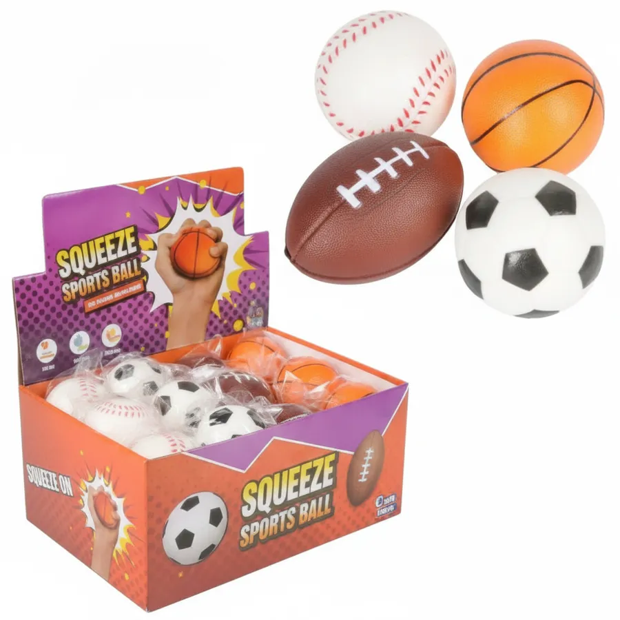 Sports Stress Ball Squishy - Sensory Fidget Toy for Kids and Adults — wholesale Fidgets & Sensory by the case