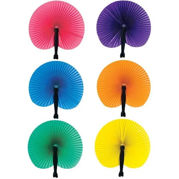 Solid Color Folding Fans For Home Decore — wholesale Home & Décor by the case