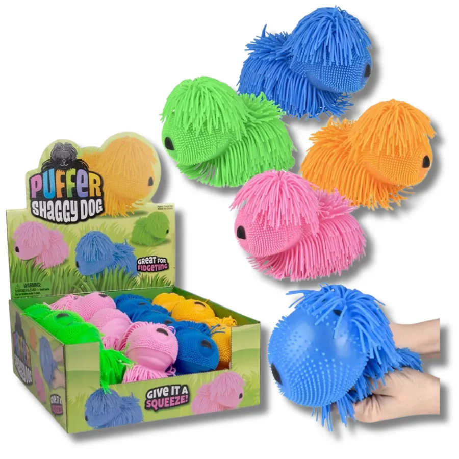 Puffer Squishy Dog Themed Kids Toy - Assorted — wholesale Plush & Squishies by the case