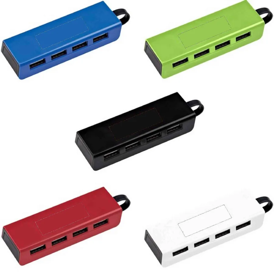4-Port Traveler USB Hub - Assorted In Bulk — wholesale Tech & Gadgets by the case