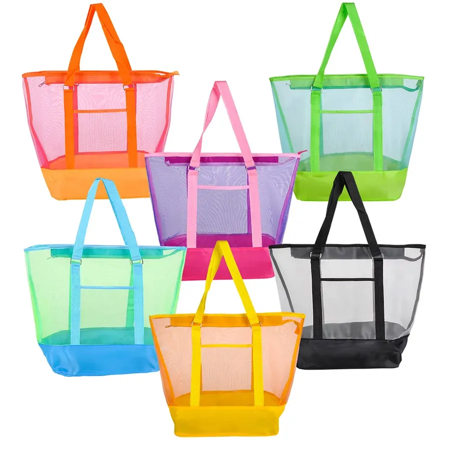 Mesh Beach Bag Assorted — wholesale Bags & Backpacks by the case