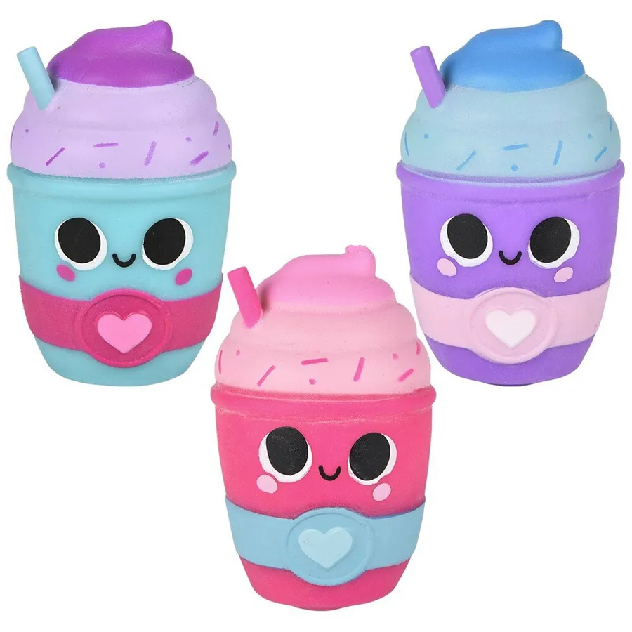 3.5" Squish & Stretch Frappe – Fun Stress Relief Toy — wholesale Fidgets & Sensory by the case