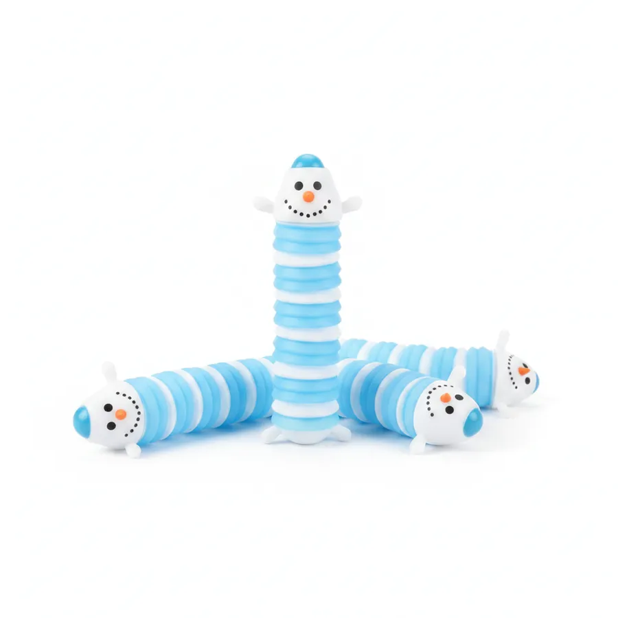 5.5-Inch Snowman Squishy Toy - Holiday Sensory Fidget and Stress Ball — wholesale Fidgets & Sensory by the case