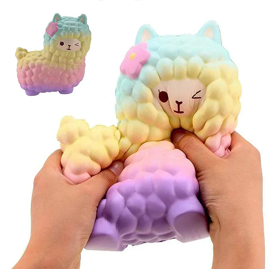 Jumbo Sheep Squishy Stress Relief Kids Toy — wholesale Fidgets & Sensory by the case
