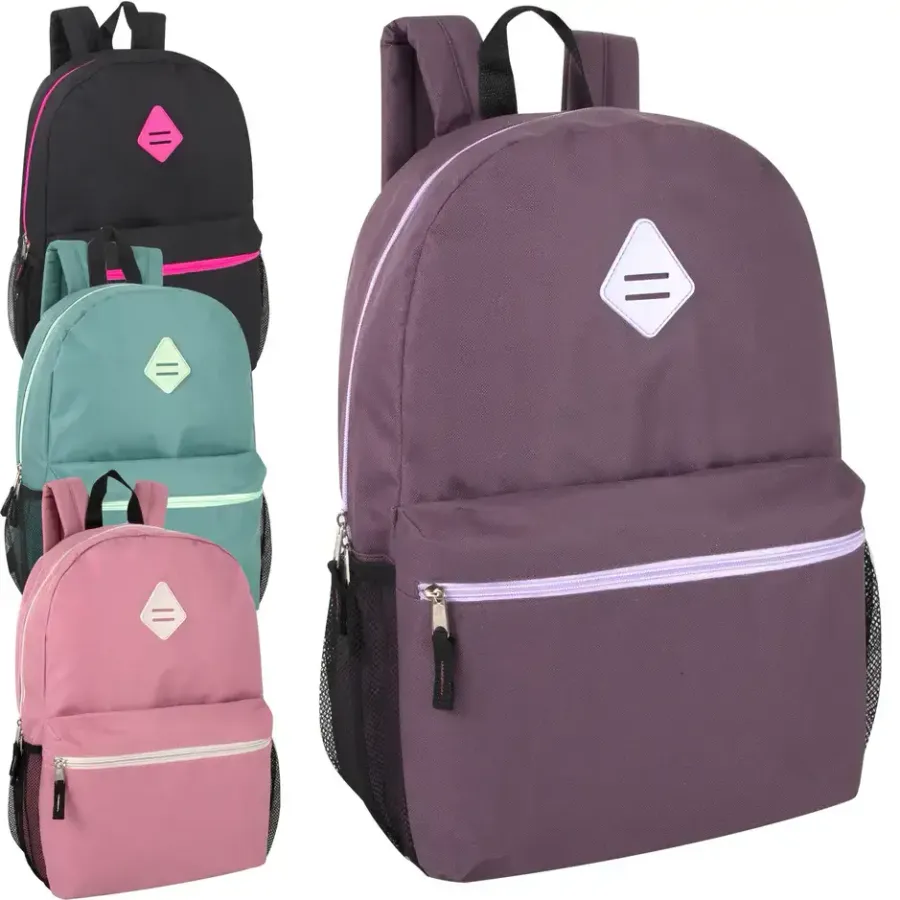 Backpacks With Side Mesh Pocket-In Bulk — wholesale Bags & Backpacks by the case