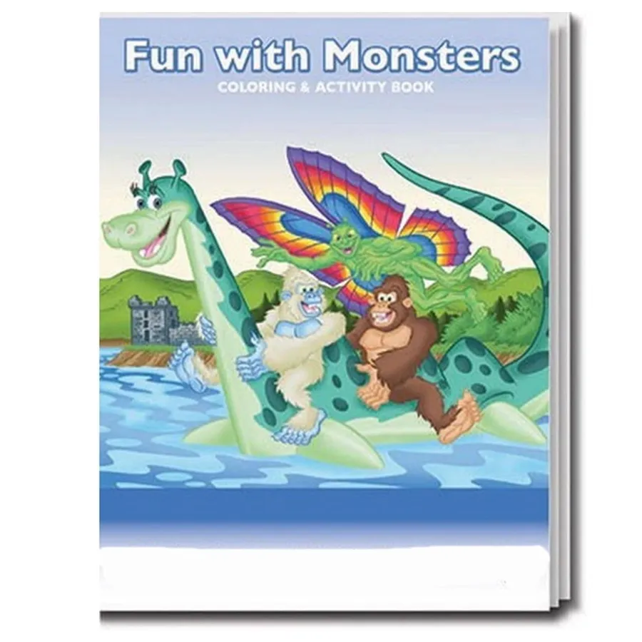 Fun Monsters Coloring Book - Perfect for Keeraft Home Gifts — wholesale Home & Décor by the case