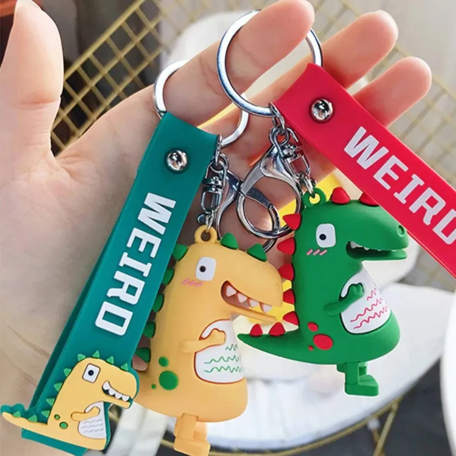Funny Dinosaur Keychain For Bags In Bulk — wholesale Keychains & Charms by the case