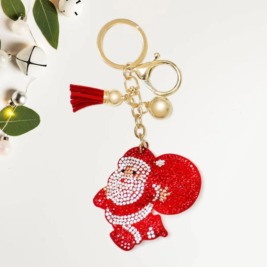 Bling Tassel Keychain Assorted Bulk - Sparkly Sensory Bag Charm & Locker Fidget — wholesale Fidgets & Sensory by the case