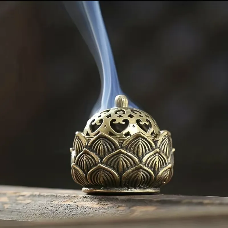 Hollow Lotus Mini Incense Burner — wholesale Home & Décor by the case