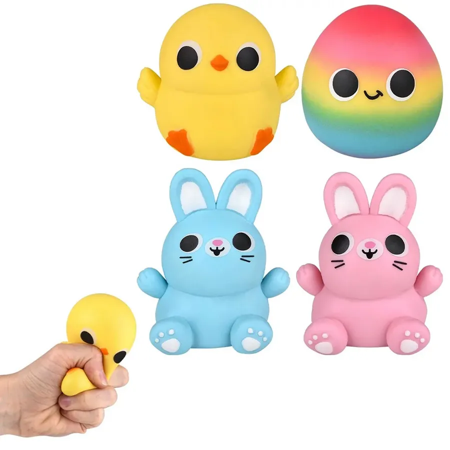 Easter Specials Squish & Stretch Fidget Kids Toy- Assorted — wholesale Fidgets & Sensory by the case