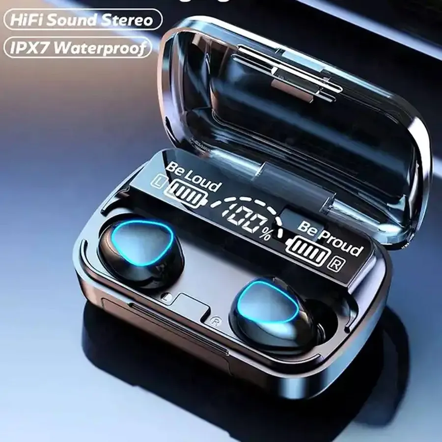 Earbuds Bluetooth 5.1 With 2000 mah LED — wholesale Tech & Gadgets by the case