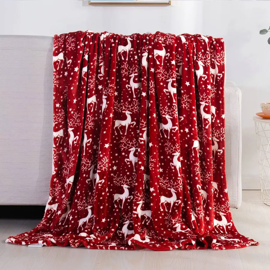 Plush Valentine Holiday Printed Throw Blanket - Assorted — wholesale Plush & Squishies by the case