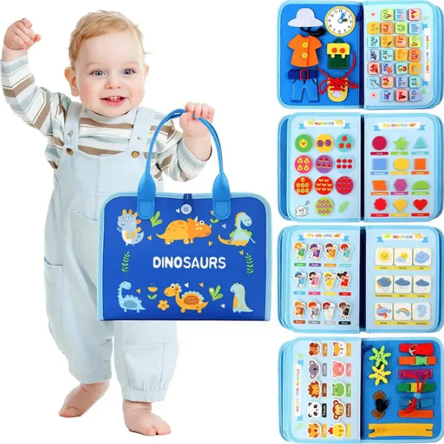 Holiday Montessori Busy Book Toddlers Gift Toy — wholesale Seasonal & Holiday by the case