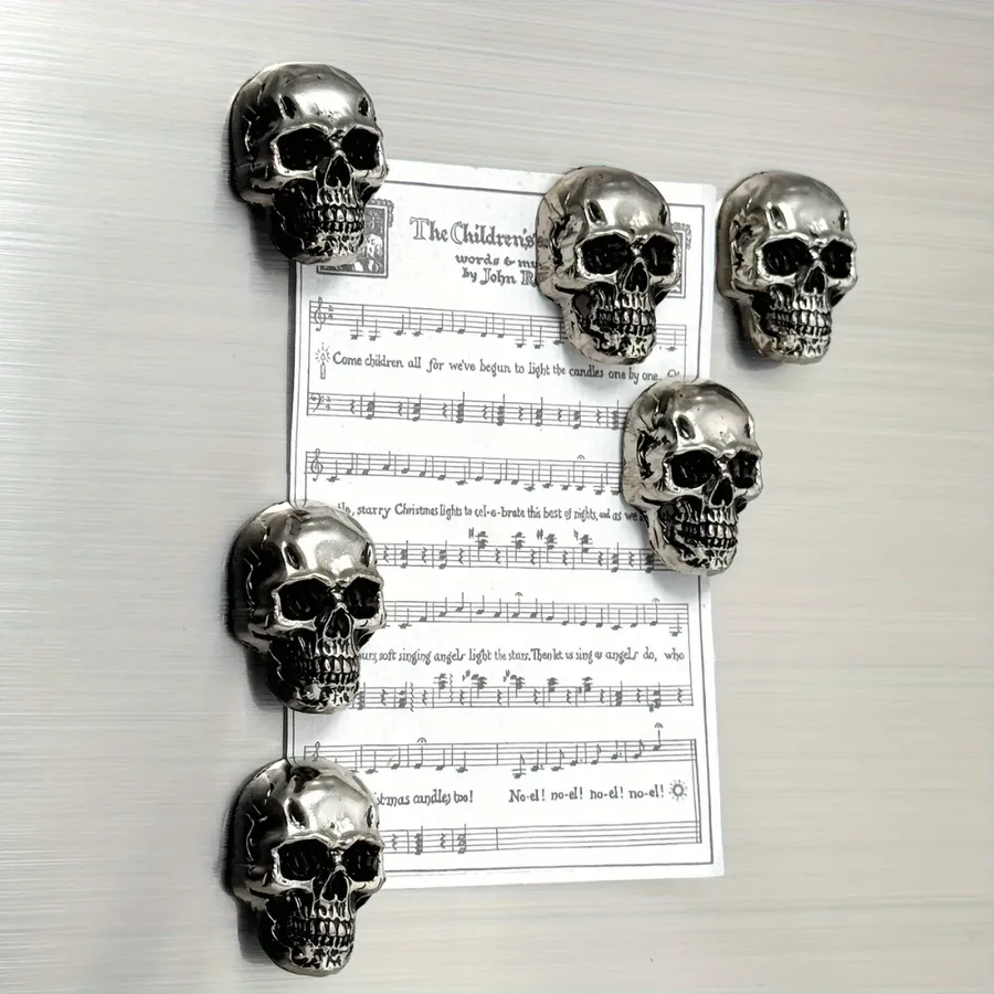 Gothic Skull & Vintage Sheet Music Magnets — wholesale More Wholesale Goods by the case