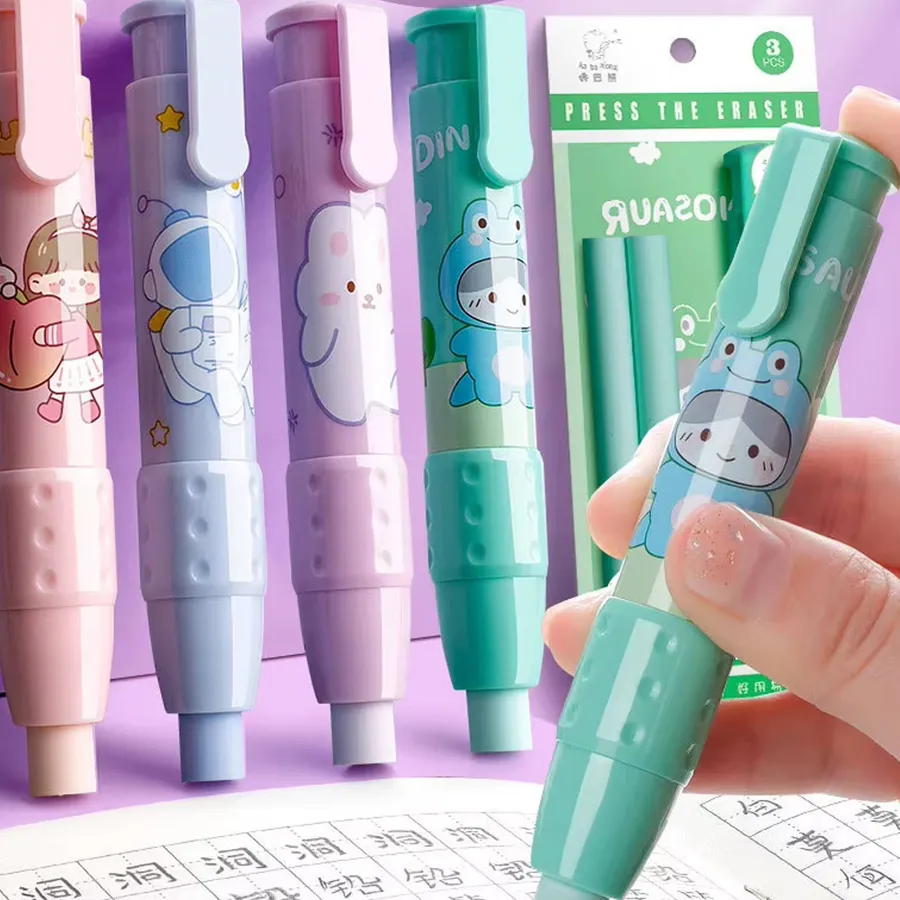 Creative Cute Cartoon Pattern Erasers For Kids - Assorted — wholesale Stationery & Office by the case