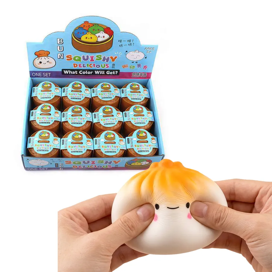 Dumpling Cute Squeeze Squishy Fidget Kids Toy — wholesale Fidgets & Sensory by the case