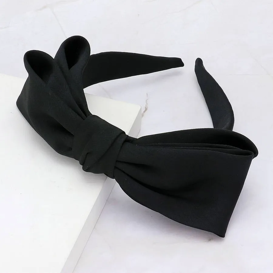 Fabric Solid Knot Bow Headband For Kids - Assorted — wholesale Apparel & Accessories by the case
