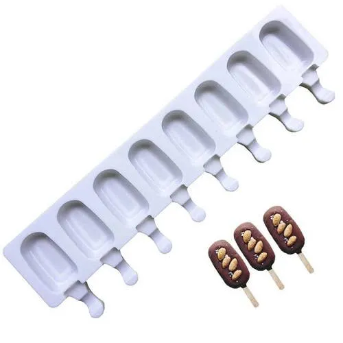 Silicone Popsicle Mold 6-Cavity | Reusable DIY Ice Pop — wholesale More Wholesale Goods by the case
