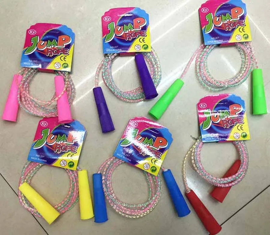 Wholesale Rainbow Design 7-Foot Long Jump Rope Toy for Kids (Sold by DZ) — wholesale Toys & Games by the case