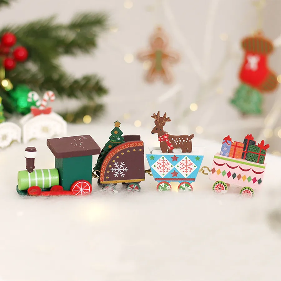 Patterned Wooden Train Kids Toy — wholesale Toys & Games by the case