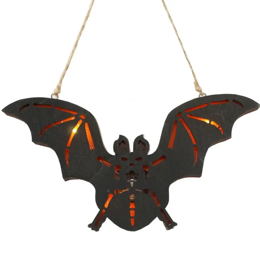 Hanging LED Wood Bat For Home Décor — wholesale Toys & Games by the case