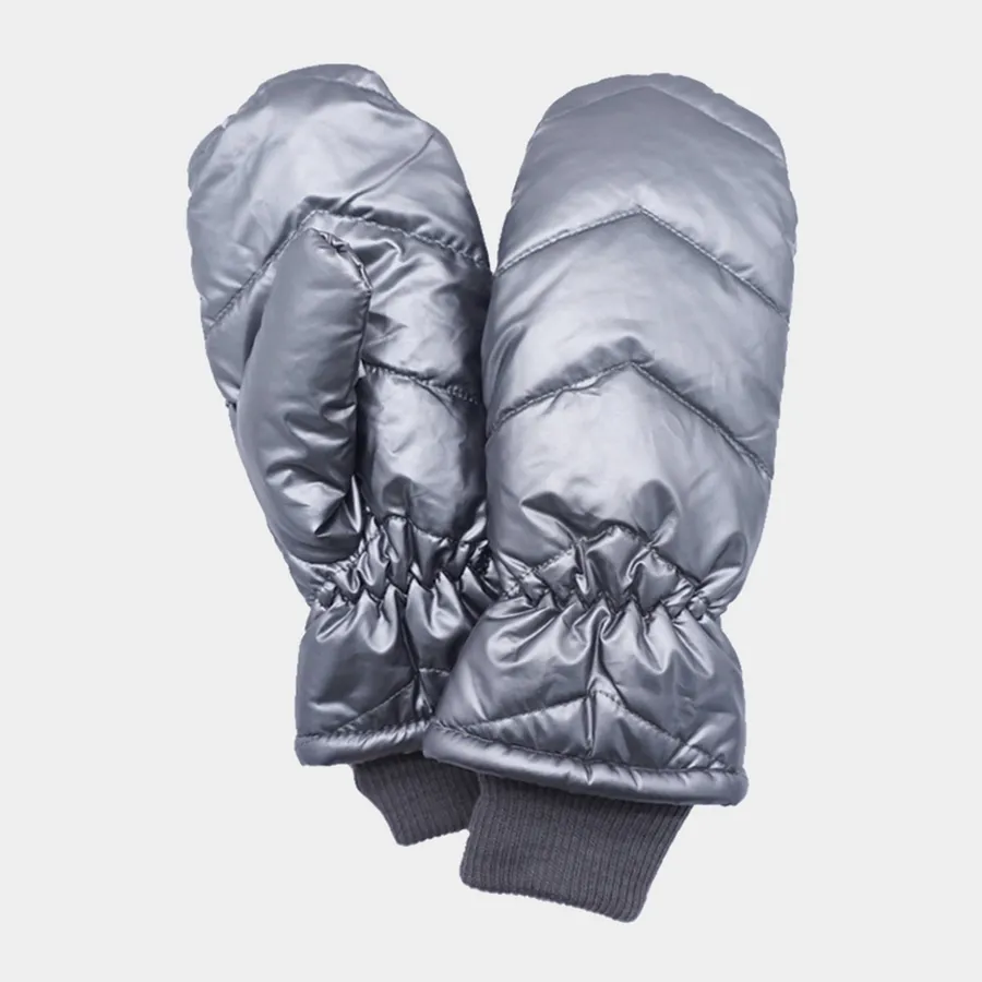 Shiny Puffer Mitten Gloves For Women's - Assorted — wholesale Apparel & Accessories by the case