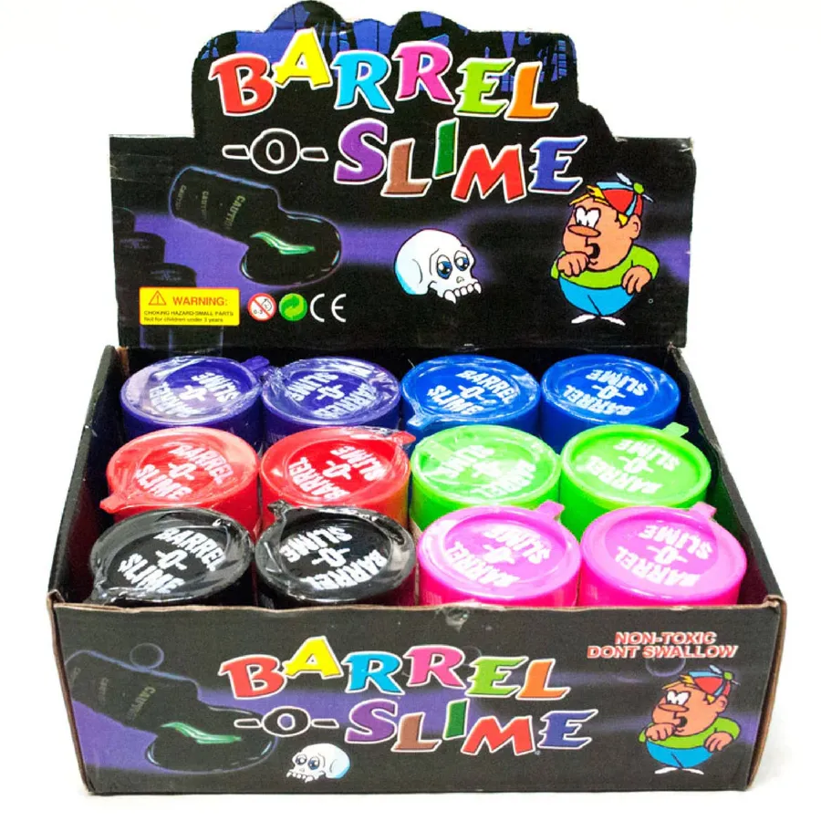 Sensory Toy Barrel O Slime - Assorted Non-Sticky Fidget Toy — wholesale Fidgets & Sensory by the case