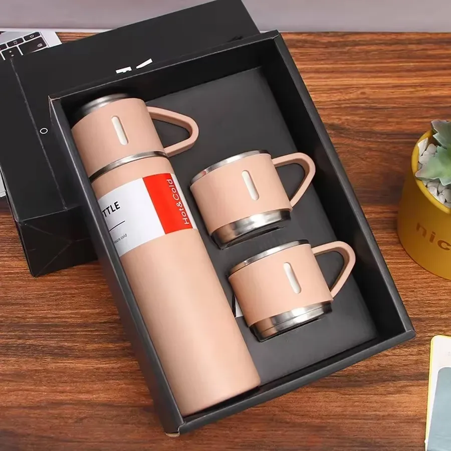 Stainless Steel Insulated Portable Bottle Set - Assorted — wholesale Kitchen & Drinkware by the case