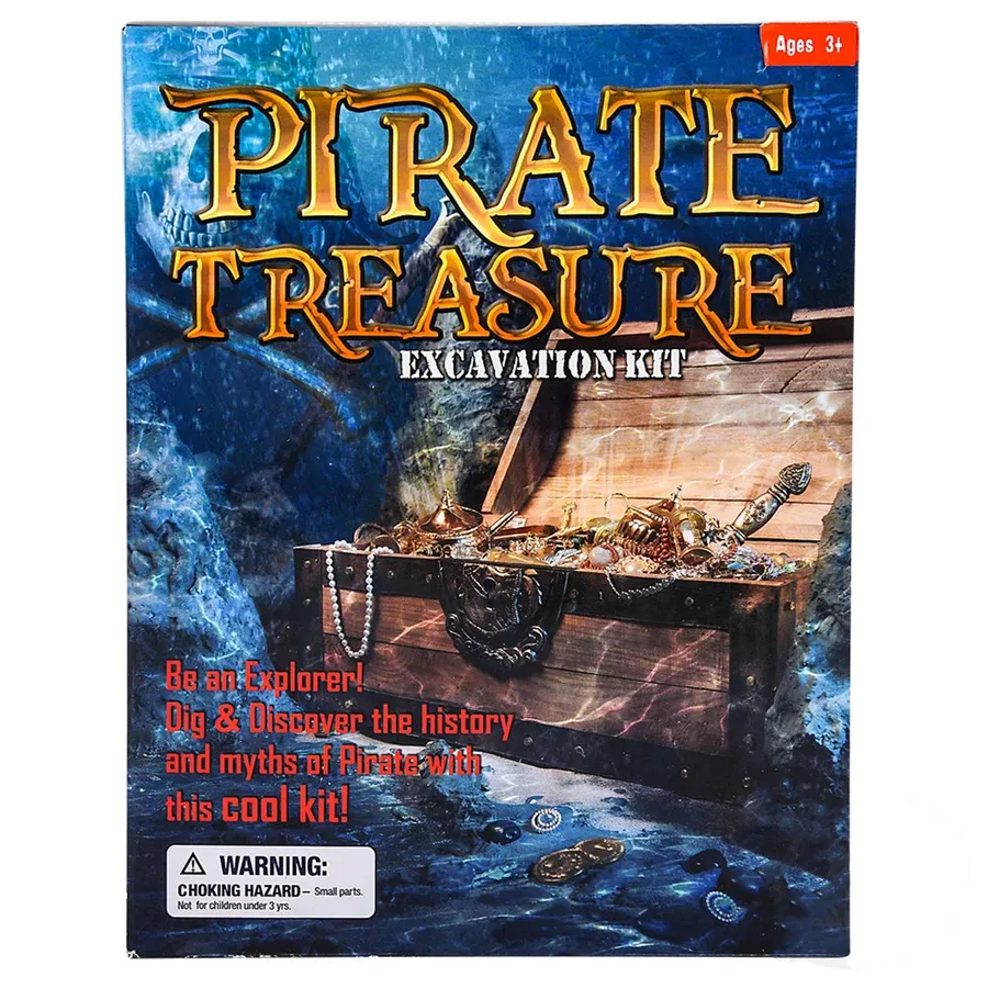 Historical Pirate Treasure Kit For Kids — wholesale Toys & Games by the case