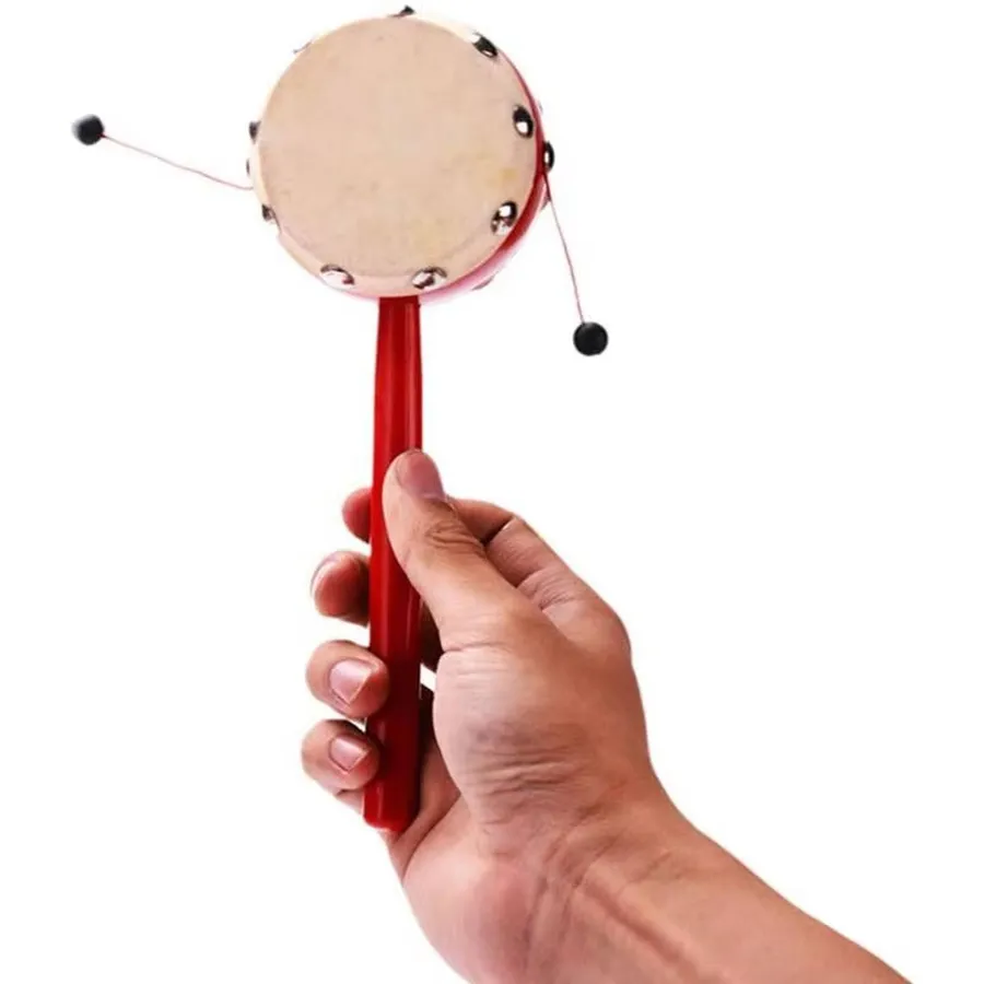 Wooden Drum Rattle Toys For Kids — wholesale Toys & Games by the case