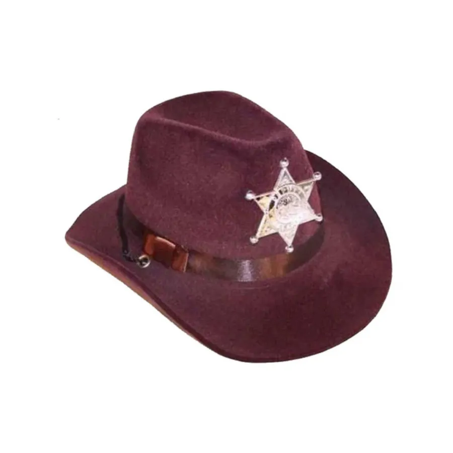 Brown Felt Cowboy Hat For Men's In Bulk — wholesale Apparel & Accessories by the case