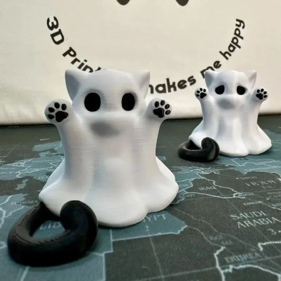 Mini Kitten Ghost Ornaments for Decoration — wholesale Home & Décor by the case