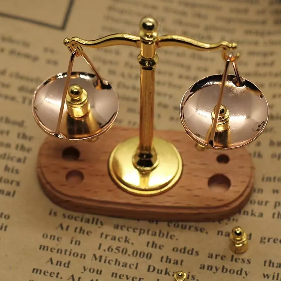 Mini Vintage Balance Scales Ornament Home Décor — wholesale Home & Décor by the case