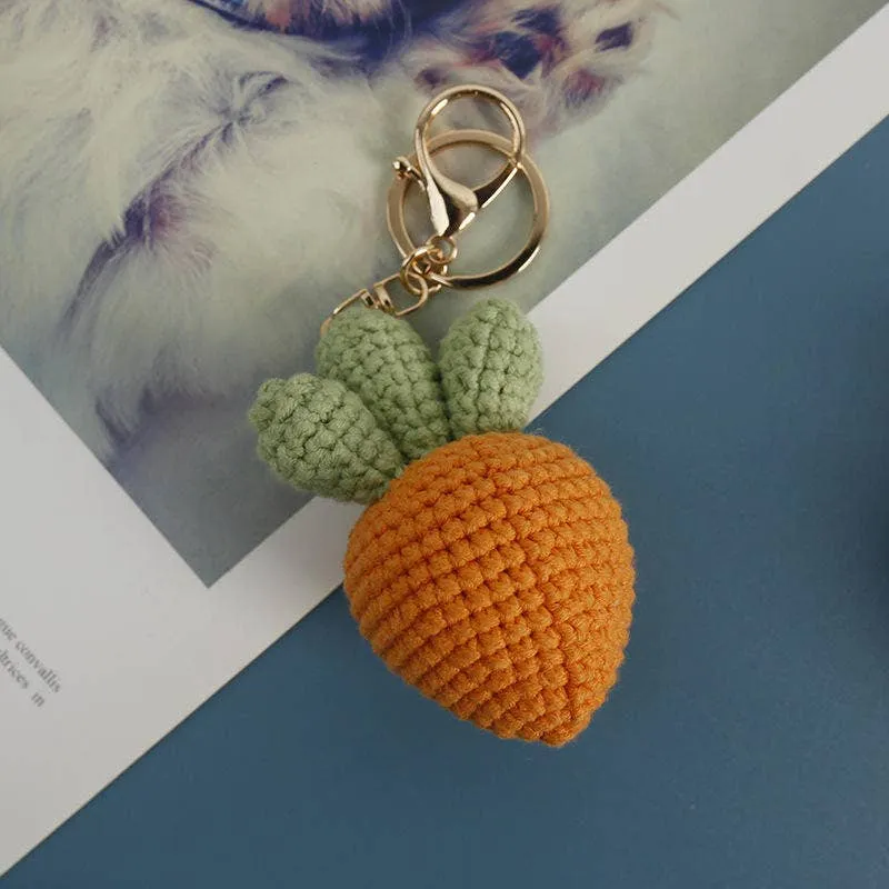 Handmade Wool Crochet Easter Keychain - Assorted — wholesale Keychains & Charms by the case