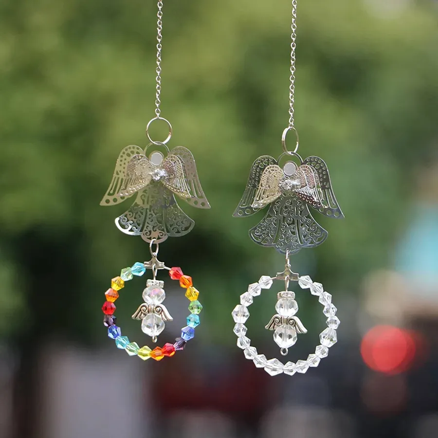Crystal Suncatcher Hanging Ornament For Home Decor -Assorted — wholesale Home & Décor by the case