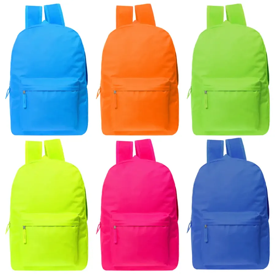 Easter Bright Color Backpacks Valentine - 24 Pcs Bulk — wholesale Seasonal & Holiday by the case