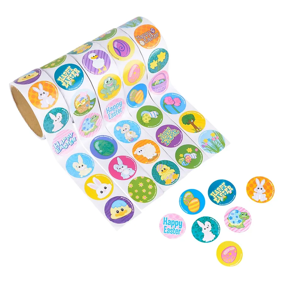 Holiday Sticker Roll For Decoration- Assorted — wholesale Seasonal & Holiday by the case
