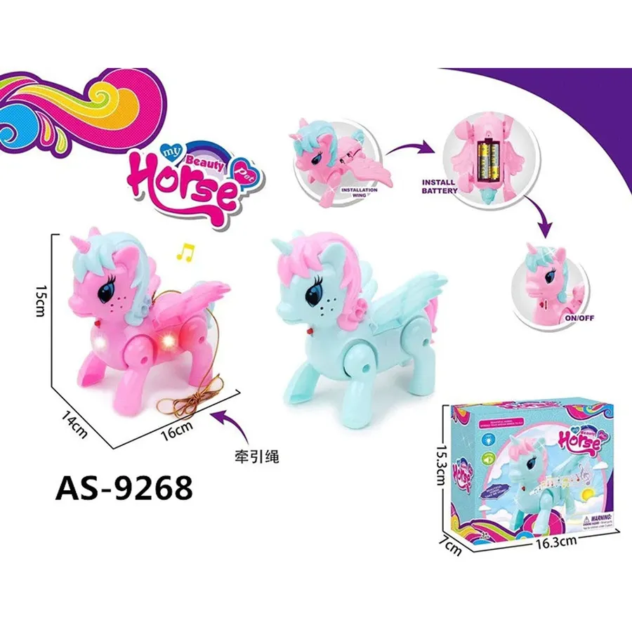 Electronic Toy Singing Walking Unicorns For Kids — wholesale Toys & Games by the case
