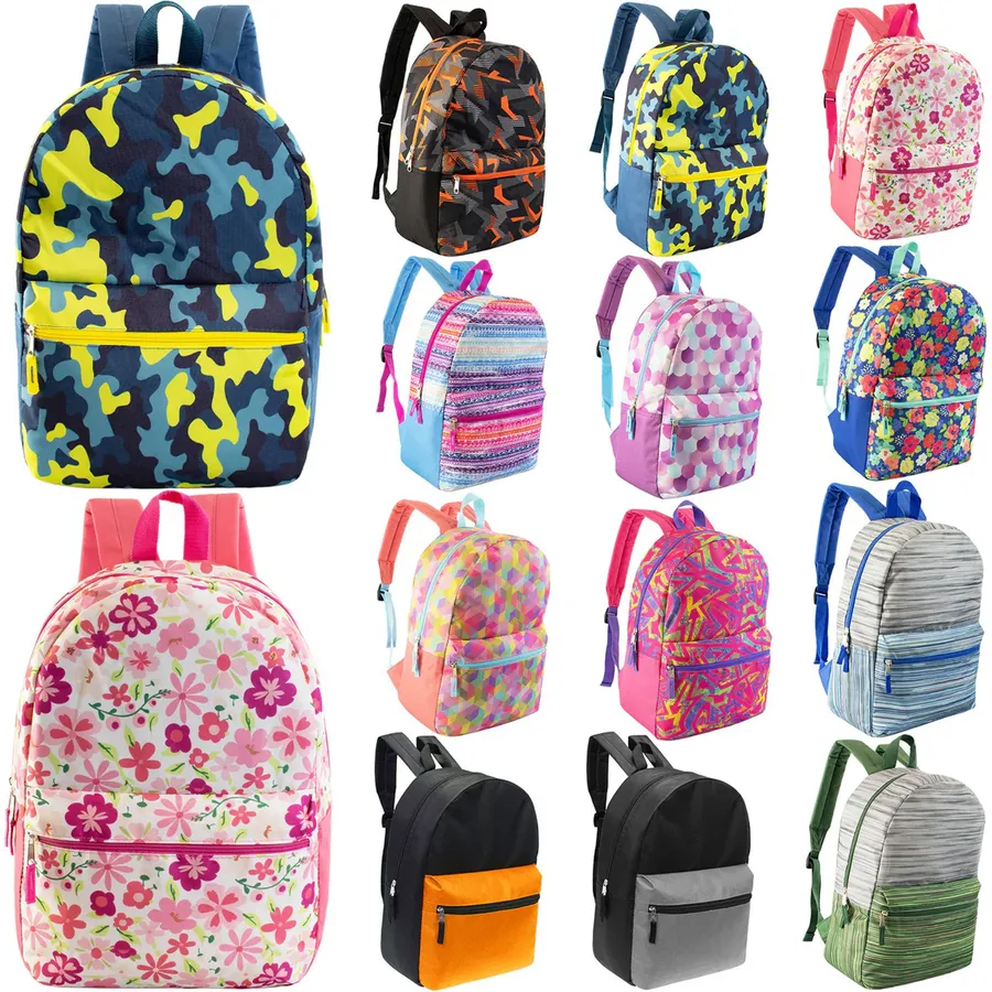 Unique Patterned Printed Backpack - Assorted — wholesale Bags & Backpacks by the case