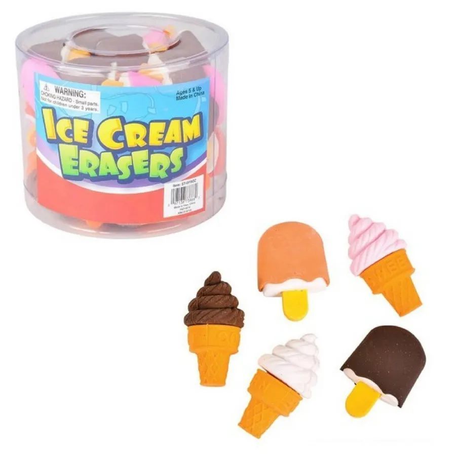 Frozen Treats Erasers Kids Toy — wholesale Stationery & Office by the case