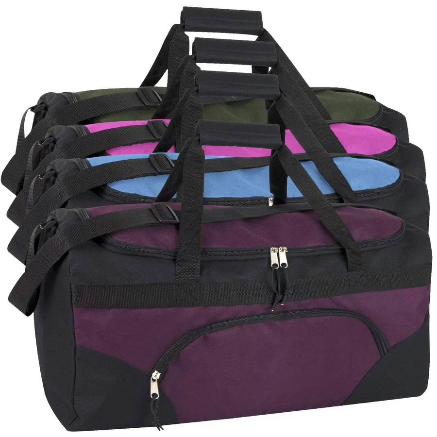 Back To School Duffle Shoulder Strap Bags in Bulk - Assorted — wholesale Bags & Backpacks by the case