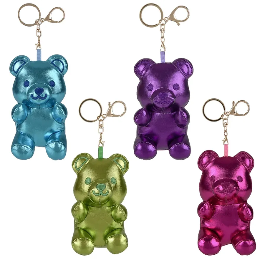 Yummy Bear Plush Clip On Keychain Toy - Assorted — wholesale Plush & Squishies by the case