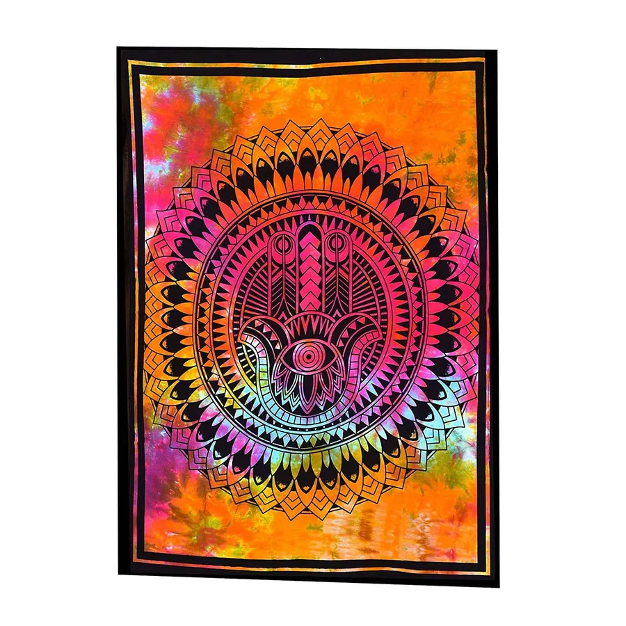 Printed Hand Multicolor Mandala Wall Han Keeraft Home Gifts — wholesale Home & Décor by the case
