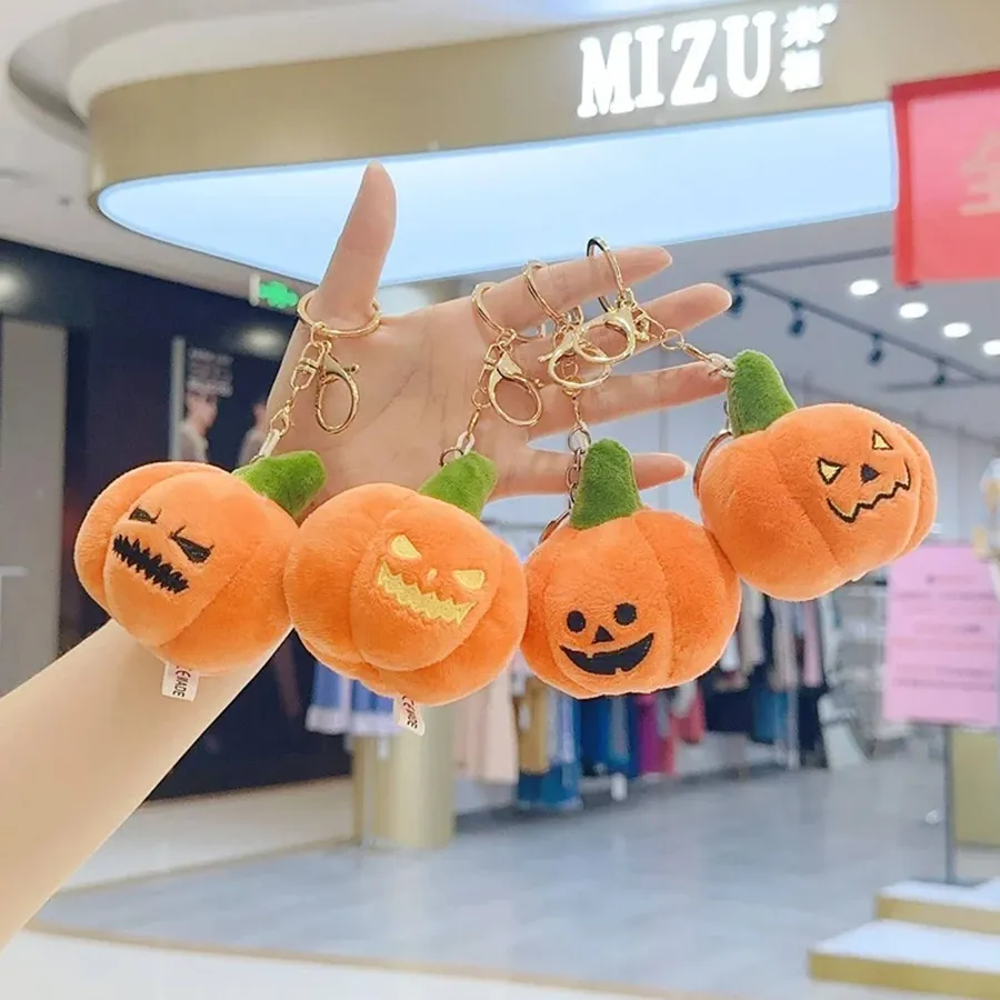 Pumpkin Plush Keychain In Bulk — wholesale Plush & Squishies by the case