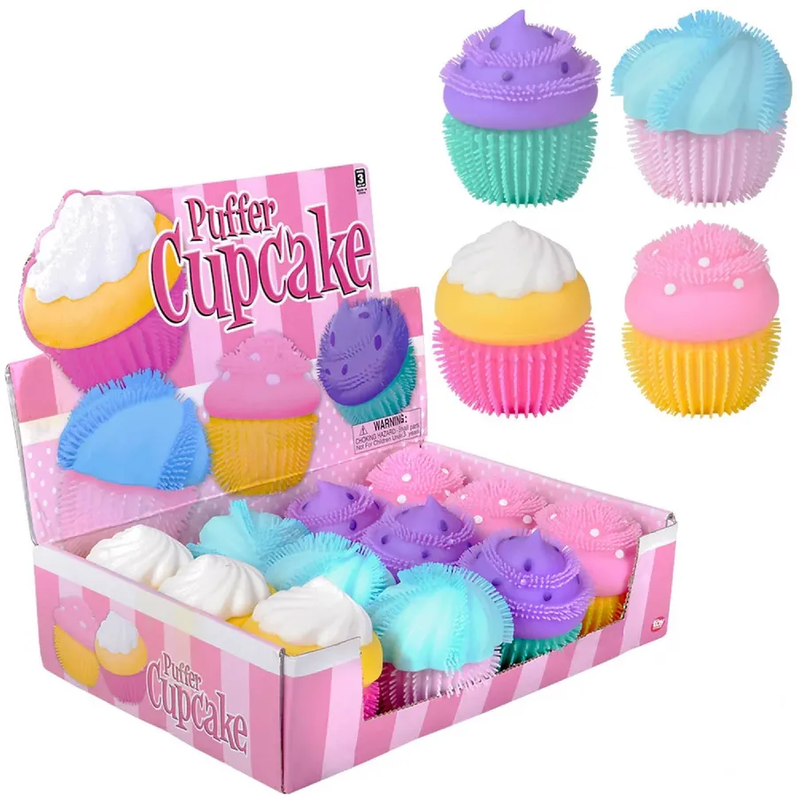 Puffer Cupcake Stress Relief Toy In Bulk — wholesale Fidgets & Sensory by the case