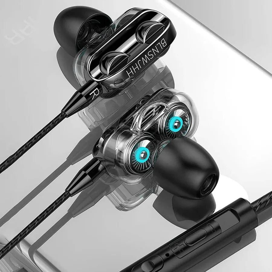 High Quality 3.5mm In-Ear Earphones Wired Headset — wholesale Tech & Gadgets by the case