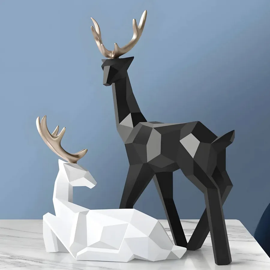 Creative Deer Statue For Home Décor - Assorted — wholesale Home & Décor by the case