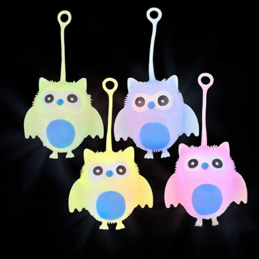 Stretchy Owl Hooters Yo-Yos Assorted — wholesale Toys & Games by the case