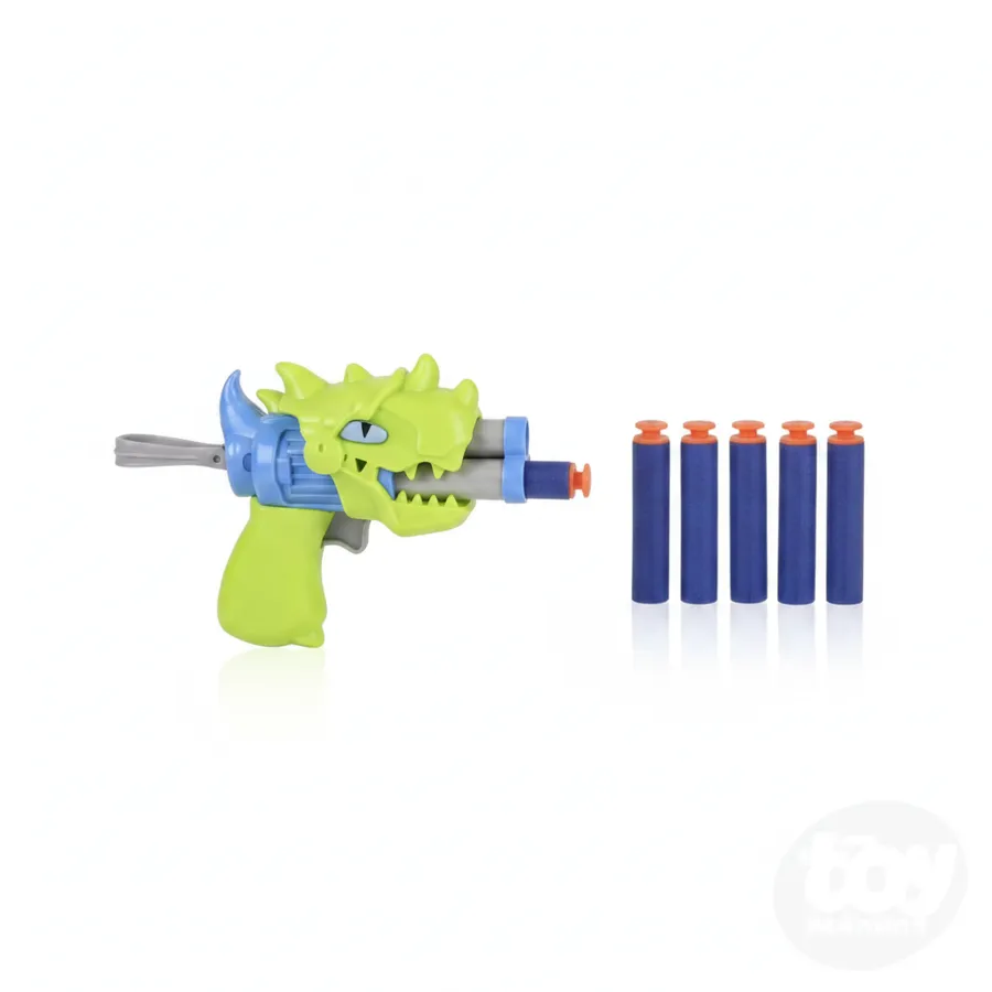 Dinosaur Foam Dart Blaster Toy - Fun Kids Toys for Party Favors, Prizes, and Imaginative Play — wholesale Party & Gifts by the case